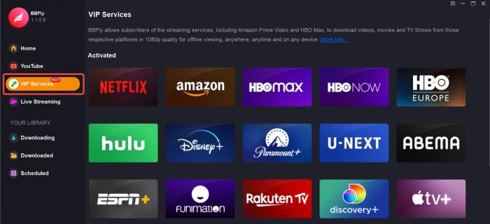 BBFly DMM Downloader video quality selection screen for saving DMM rental videos offline
