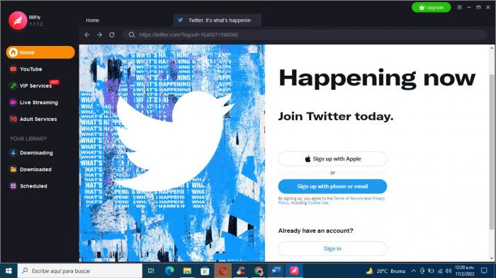 How to download videos on Twitter: BBFly